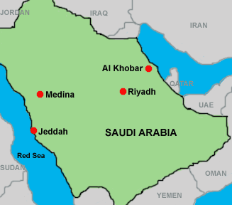 saudi arabia medina map