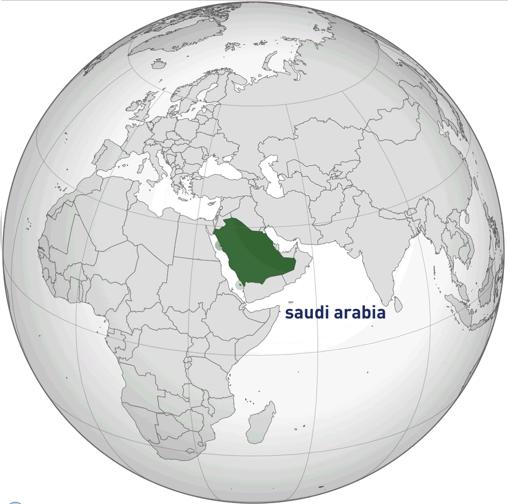 where is saudi arabia in the world