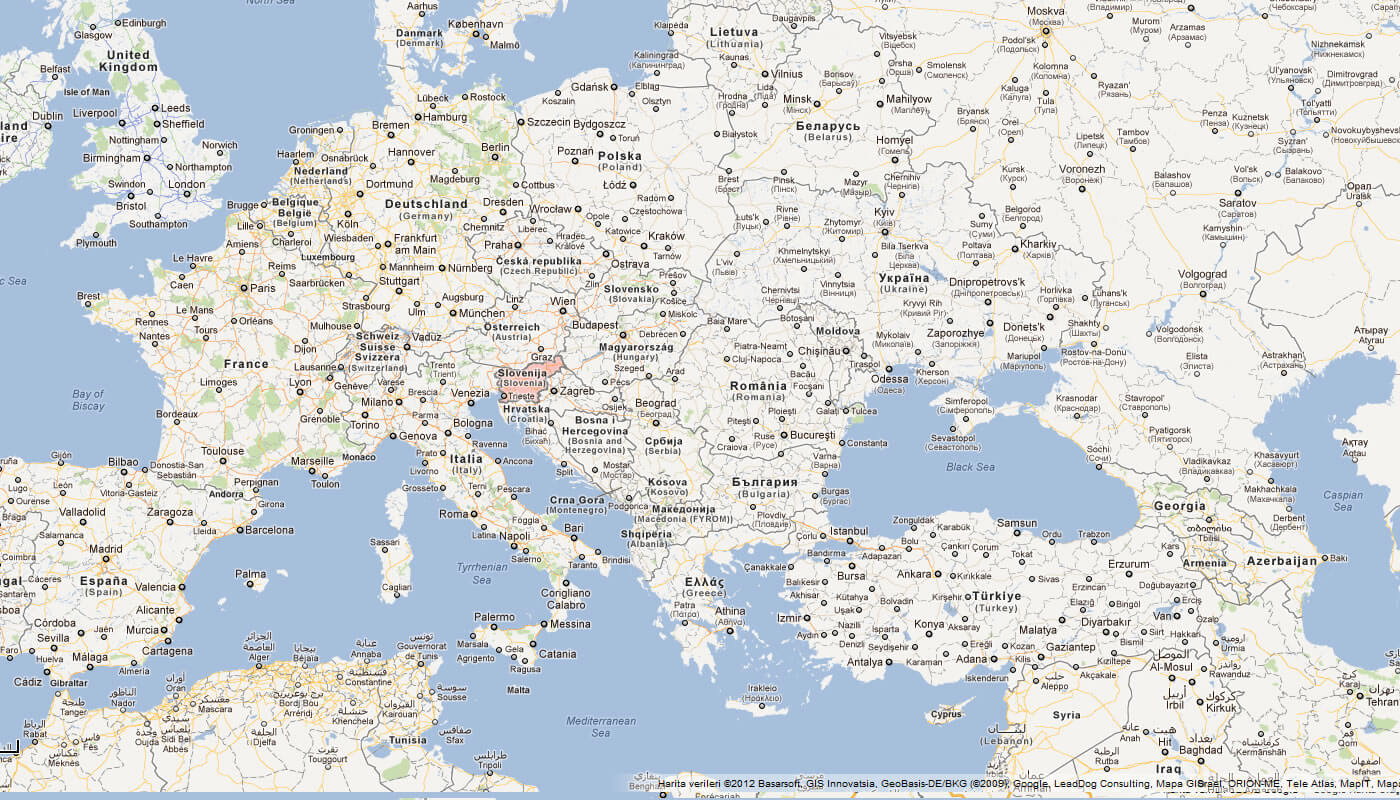 Slovenia Map And Slovenia Satellite Images