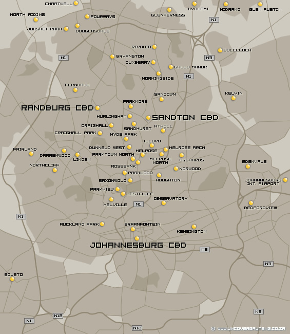 map Johannesburg