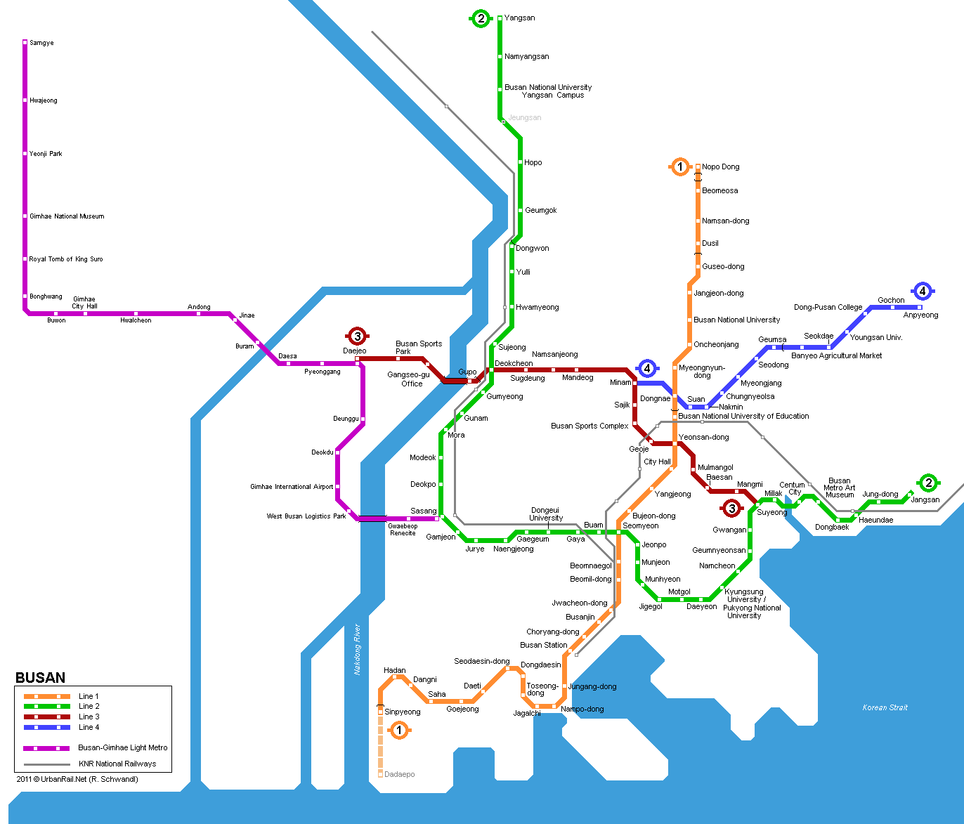 pusan metro map