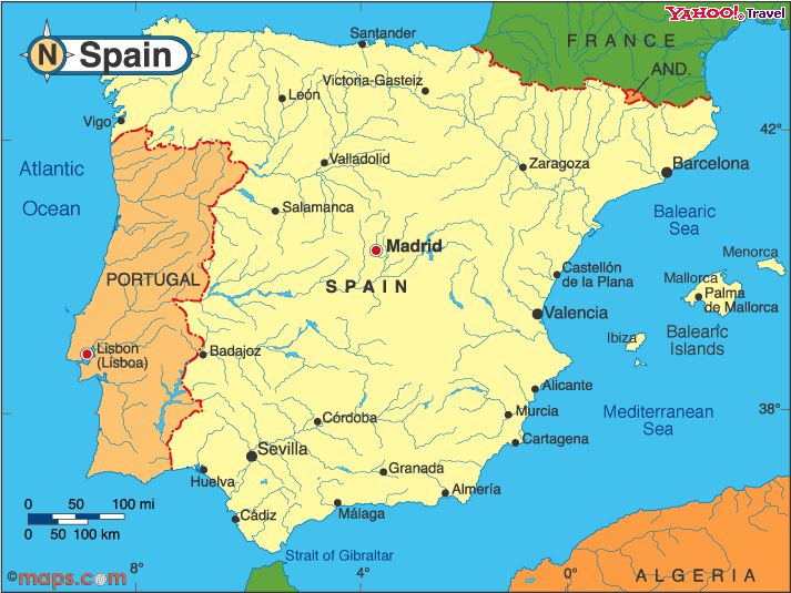 Cartagena map spain