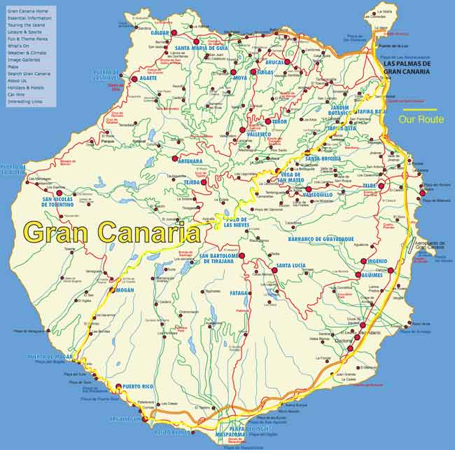 gran canaria Las Palmas map