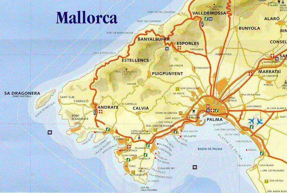 Map palma de mallorca Palma Mallorca