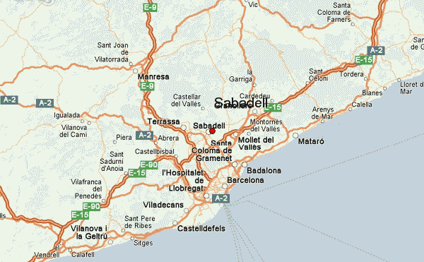 2023-2024 | 20º Jornada | CE Sabadell FC 2 - 1 Celta B. Sabadell-barcelona-map