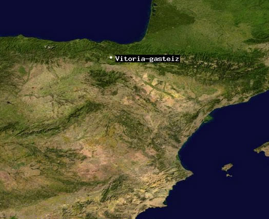 Vitoria Gasteiz satellite image