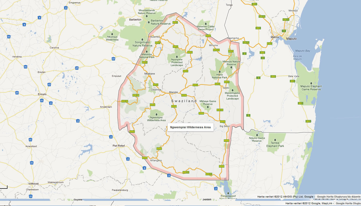Свазиленд на карте. Свазиленд столица Мбабане на карте. Королевство Свазиленд на карте.