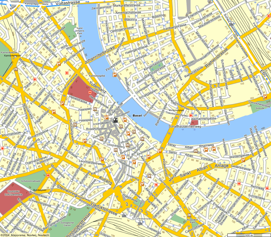 map of basel