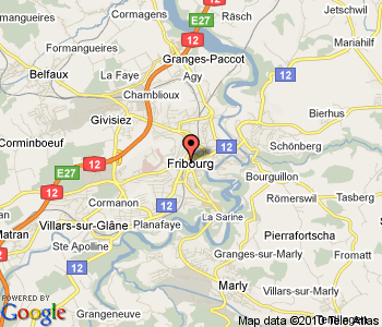 Fribourg map