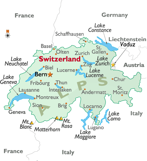 switzerland Horgen map