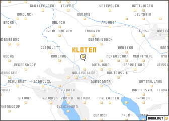 Kloten map