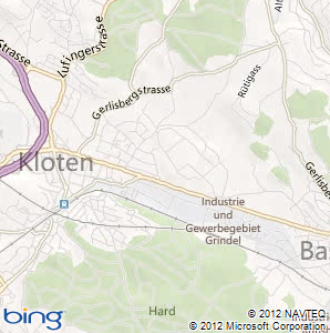 map of Kloten