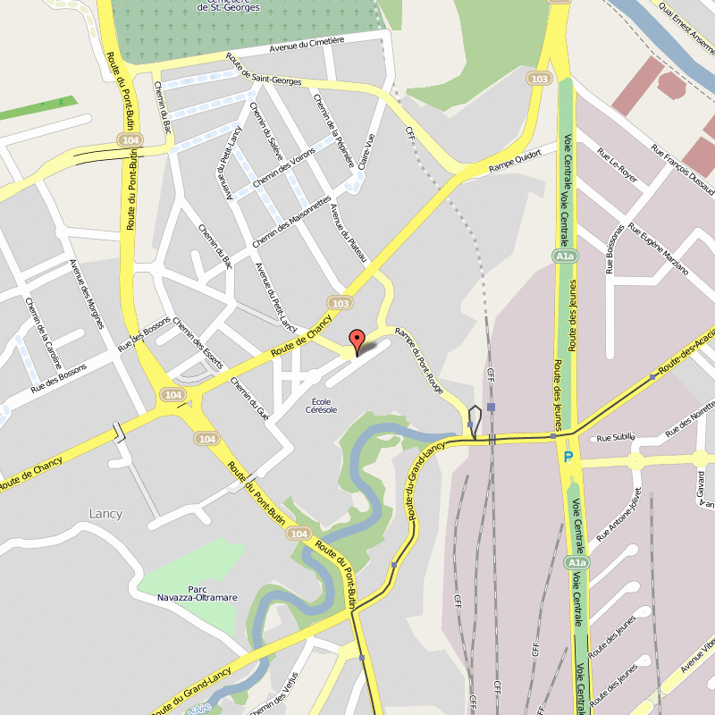 Lancy street map