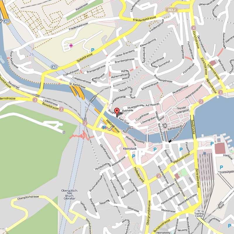 Tourist map Luzern