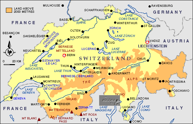 Maps of Switzerland