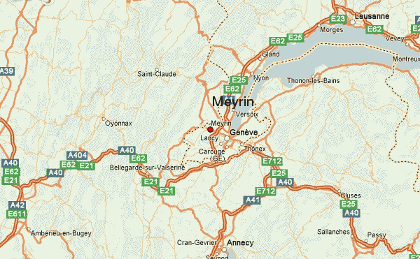 Meyrin map
