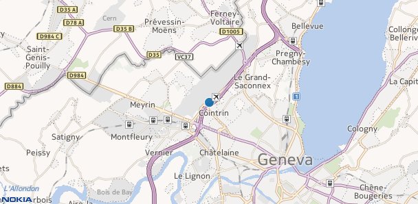 Meyrin map geneva