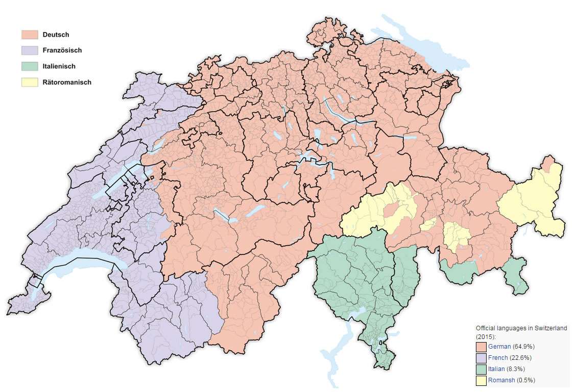 Official Languages in Switzerland