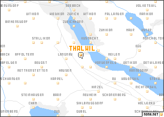 Thalwil map