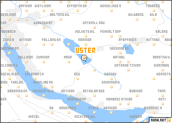 Uster area map