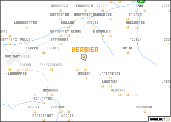 map of Verbier