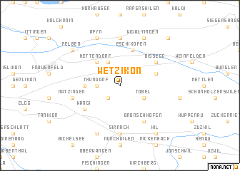 map of Wetzikon