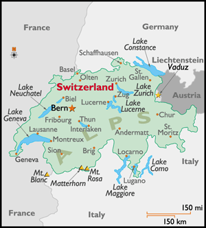 switzerland map Wil