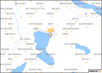 Zug map