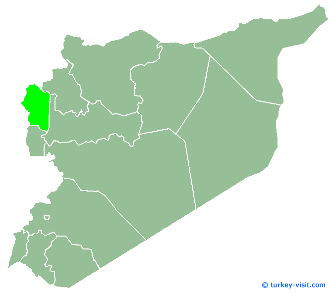 Latakia province map
