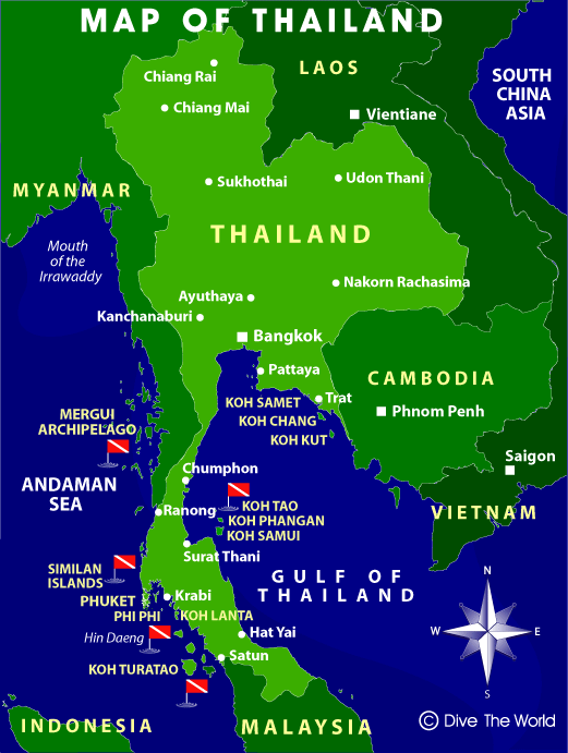 Map Thailand