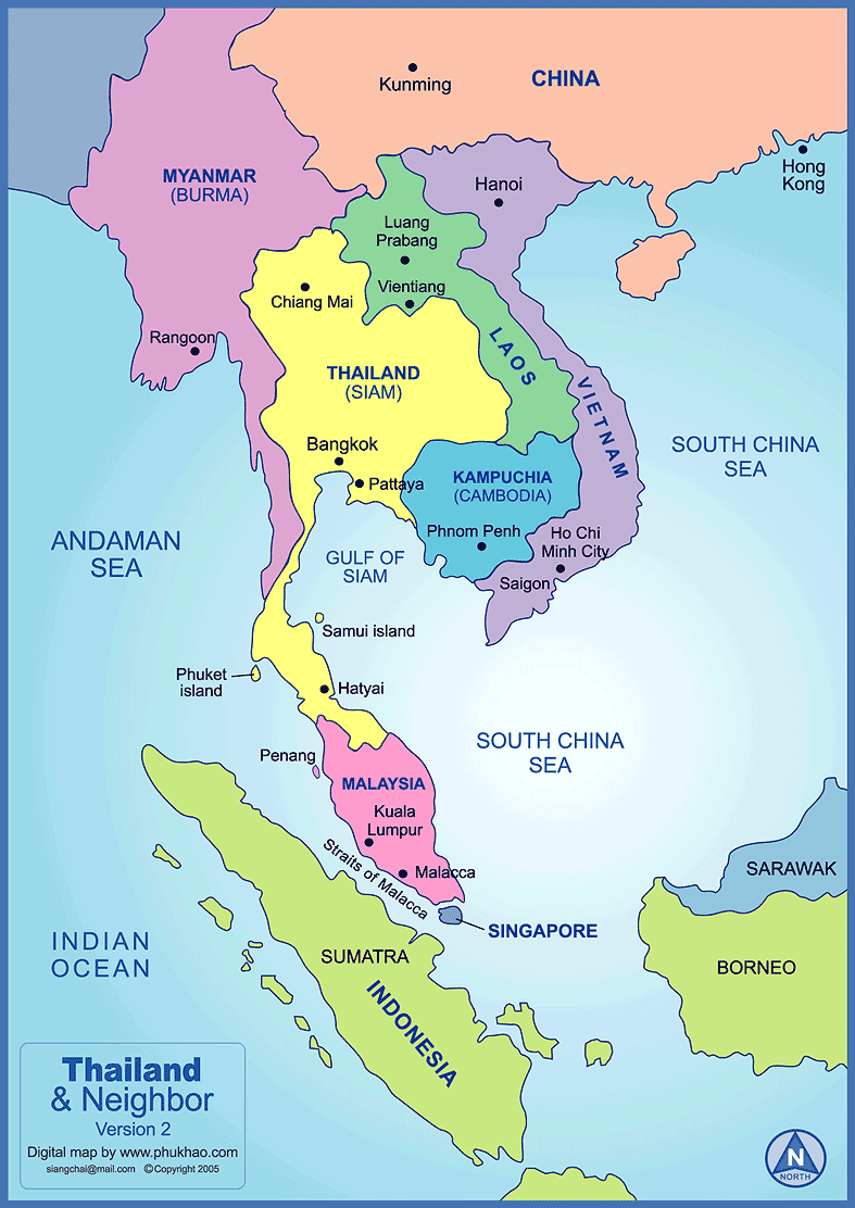 Thailand Maps