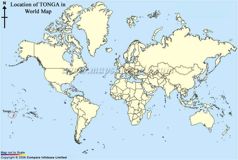tonga map