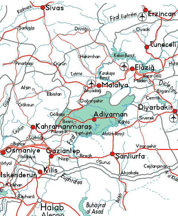 adiyaman map