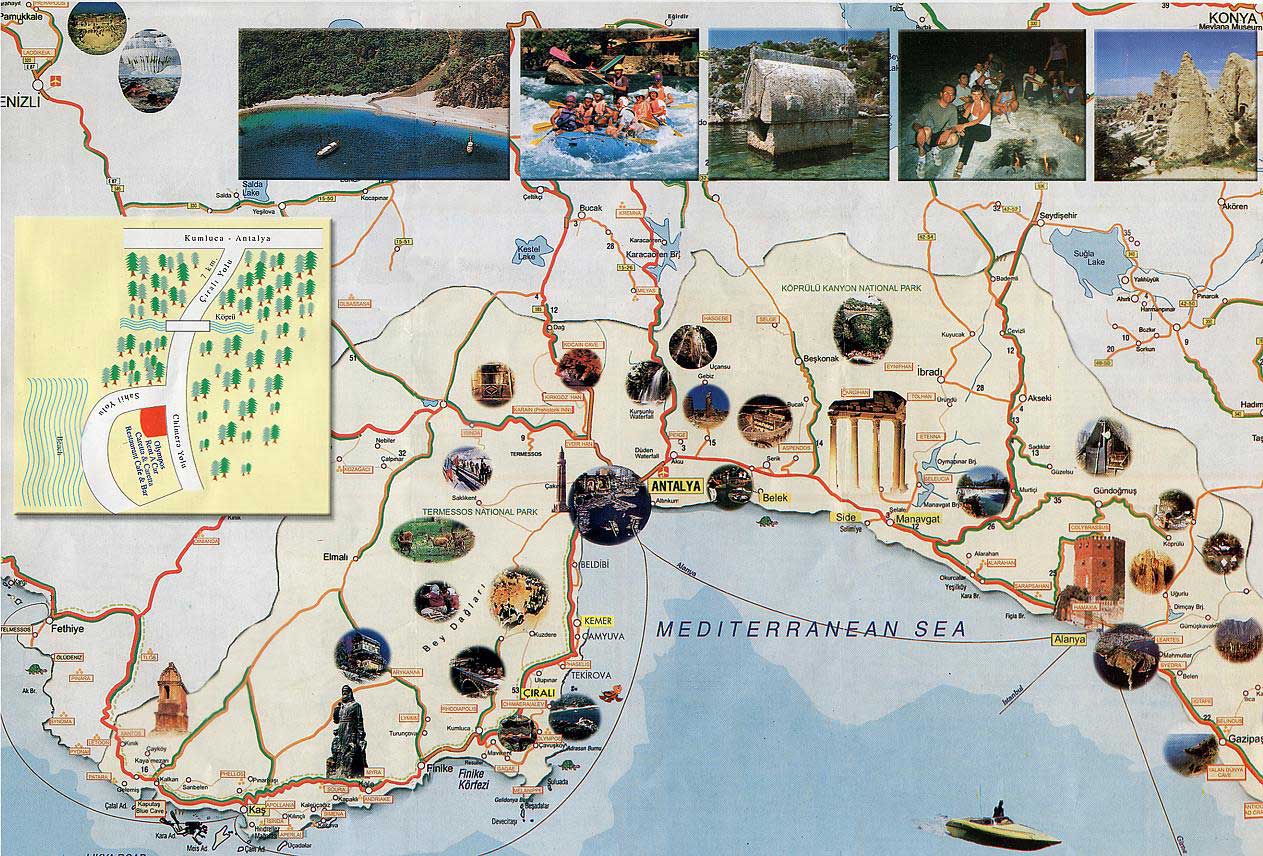 antalya historical map