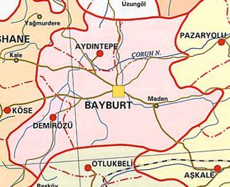 bayburt political map