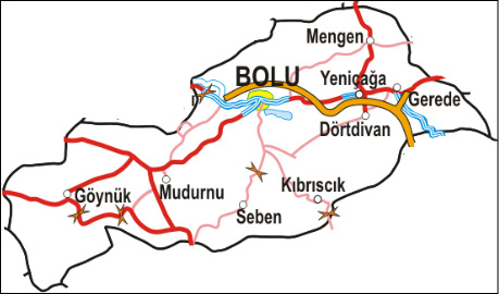 bolu political map