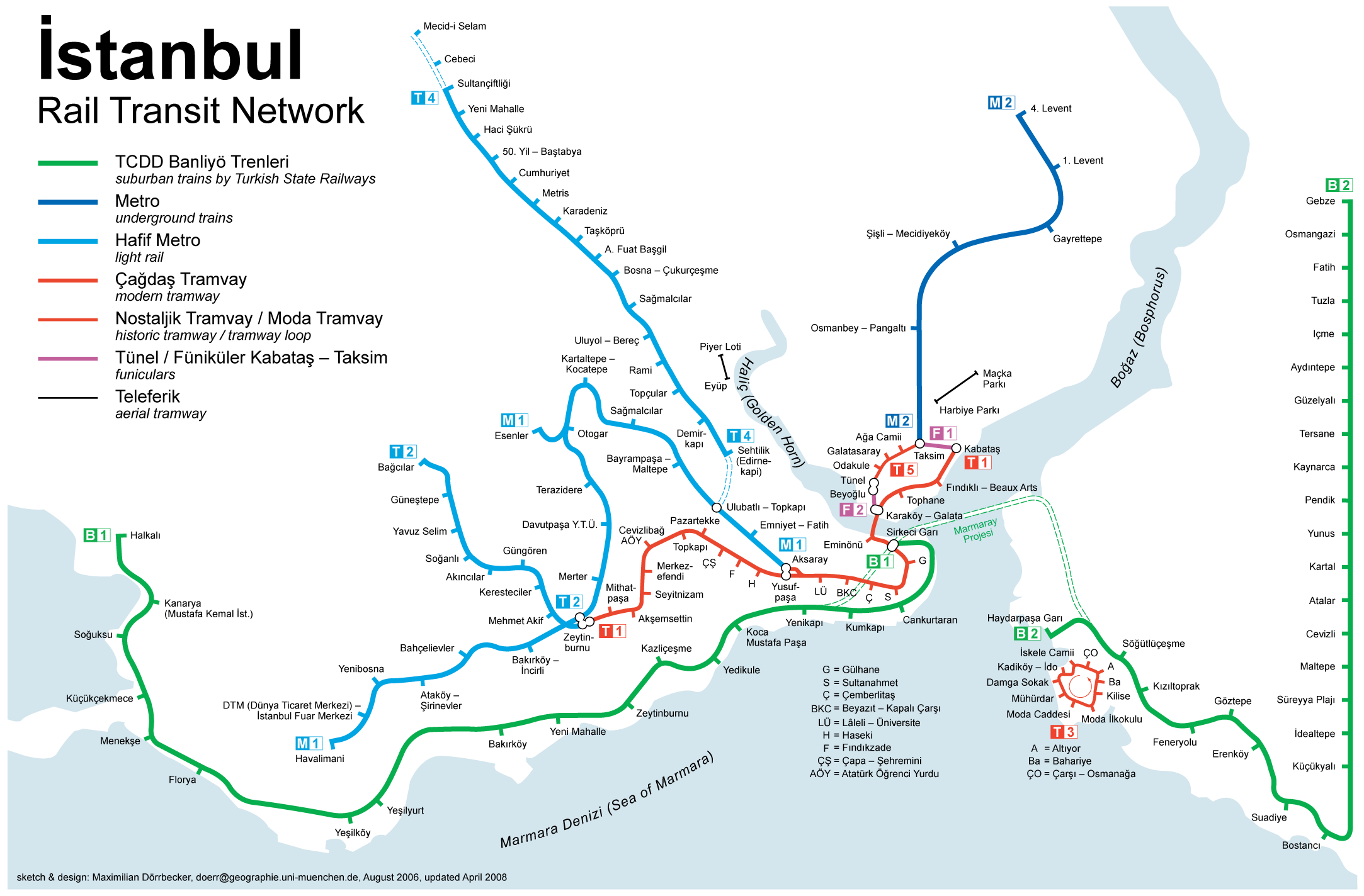 istanbul subway map