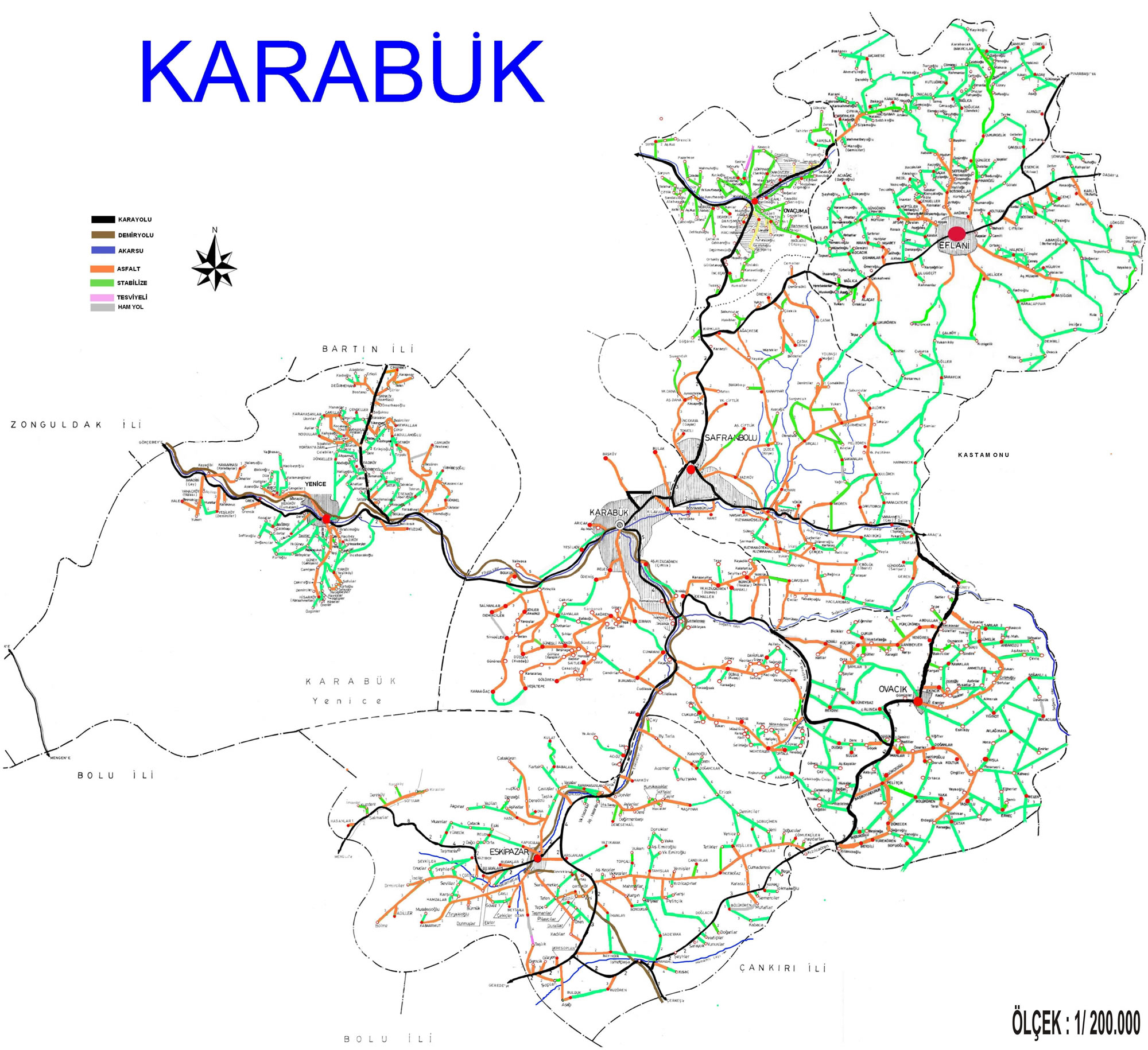 karabuk road map