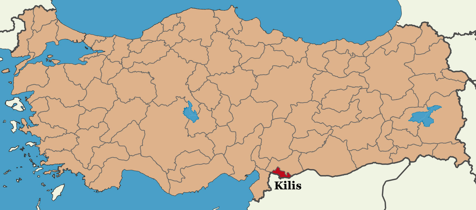 kilis turkey map