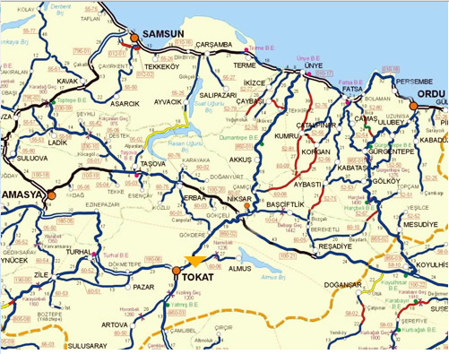 tokat road map