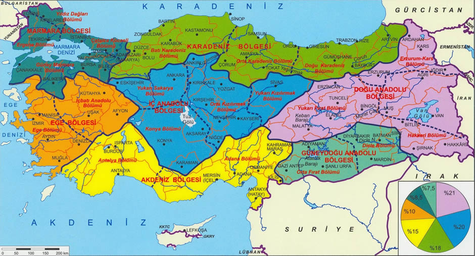 turkey provinces map