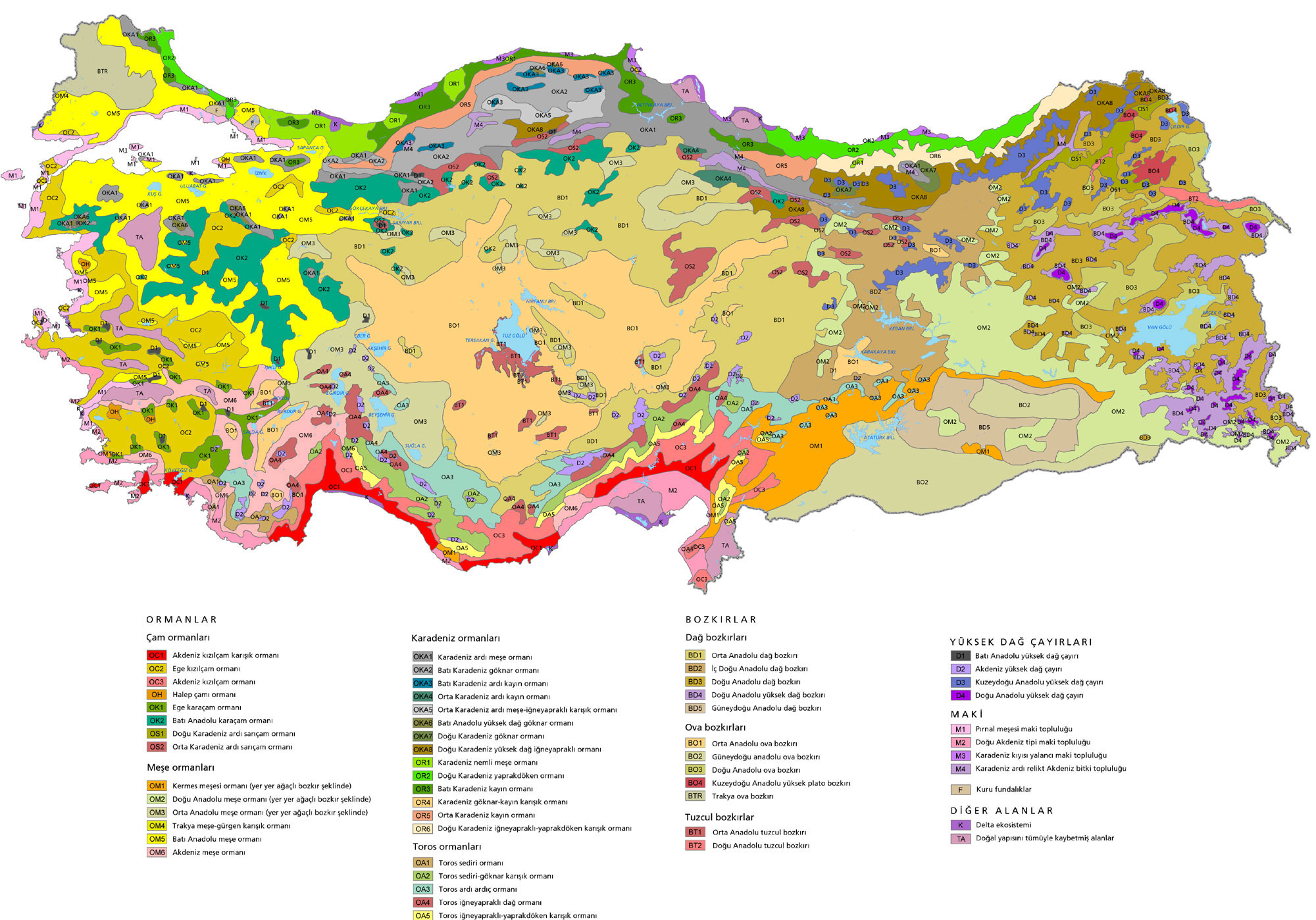 turkey plant map