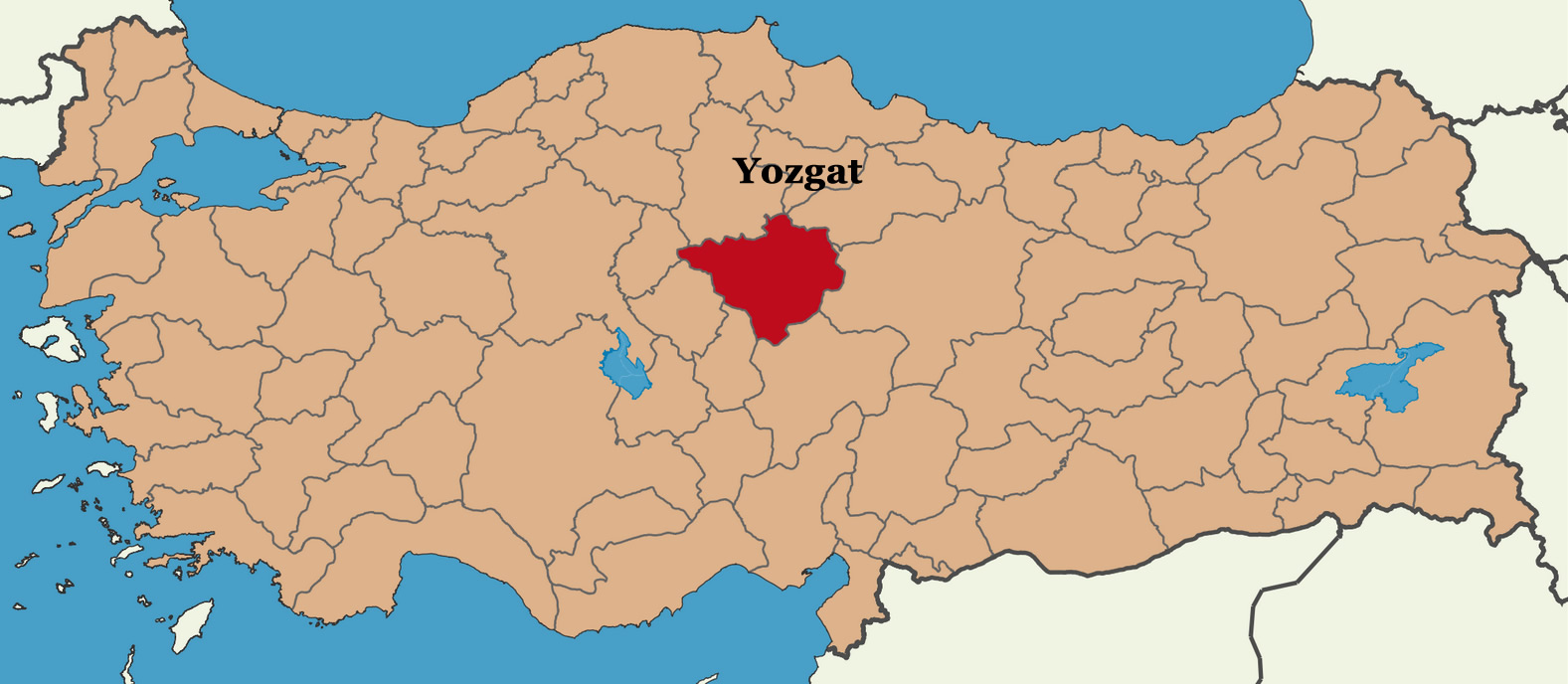 where is yozgat in turkey