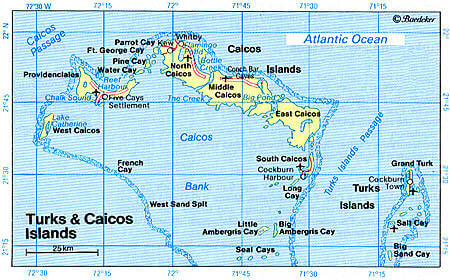 Turks And Caicos Islands Map And Turks And Caicos Islands
