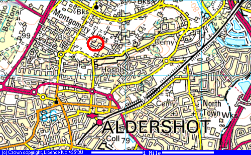 aldershot map