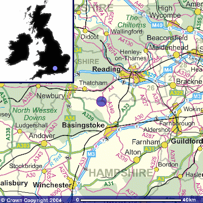 Basingstoke map