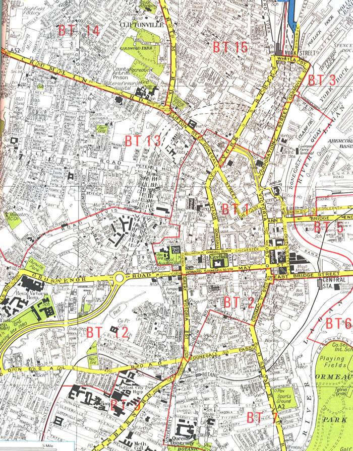 belfast city map
