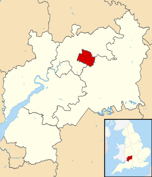 Cheltenham map