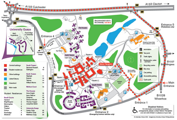 colchester campus map