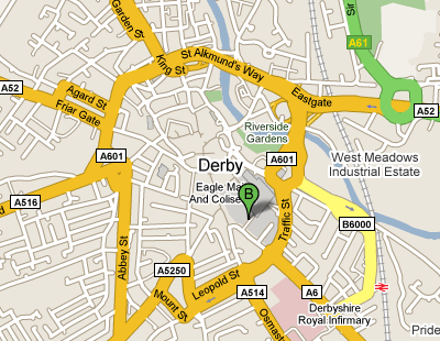 locate map of Derby